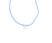 Carica l'immagine nel visualizzatore di Gallery, Angelo con Diamante in Oro Bianco