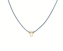 Carica l'immagine nel visualizzatore di Gallery, Angelo con Diamante in Oro Giallo