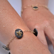 Carica l'immagine nel visualizzatore di Gallery, Bracciale Sassi di Camogli e Oro Giallo